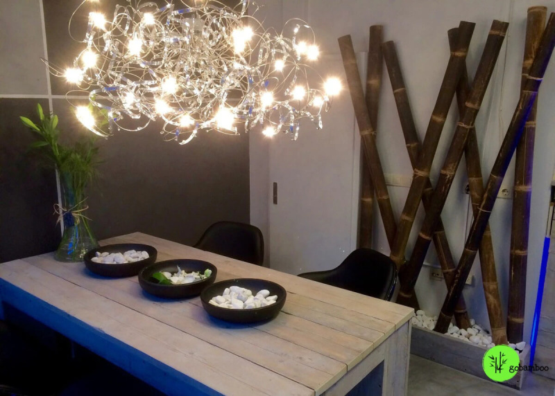 inspiracia bambusový plot